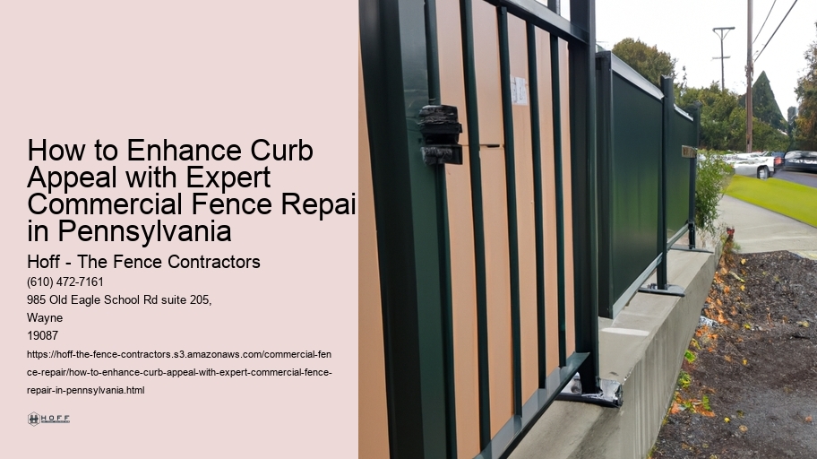 How to Enhance Curb Appeal with Expert Commercial Fence Repair in Pennsylvania